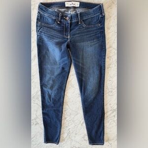 Hollister Women's Dark Blue Skinny Jeans
